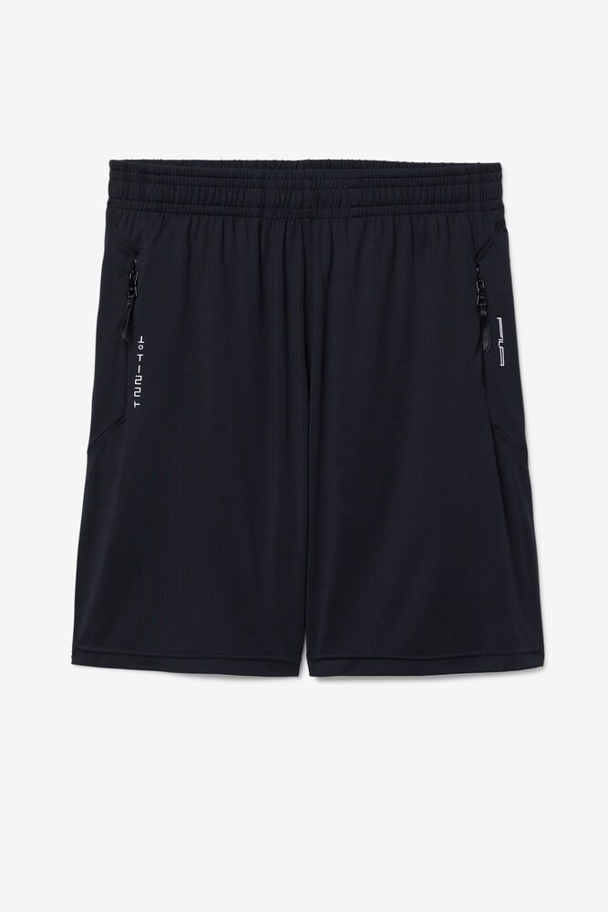 Fila Shorts Deneb Mens Black - India BFU-509186